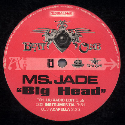 Ms. Jade : Big Head (12", Promo)