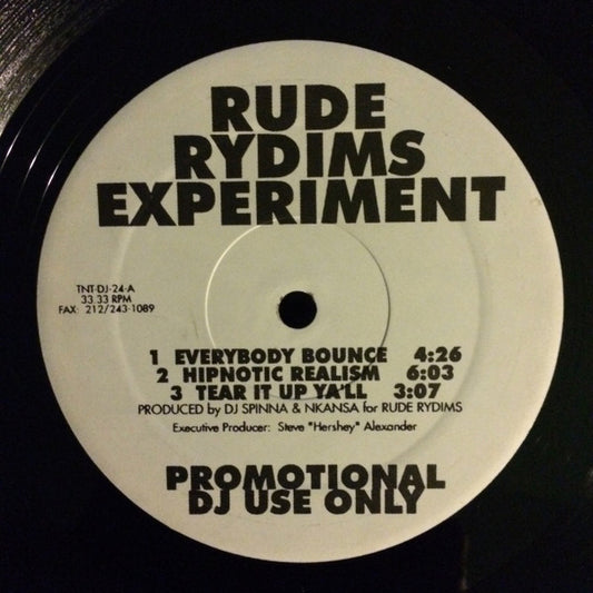 Rude Rydims : Rude Rydims Experiment (12", Promo)