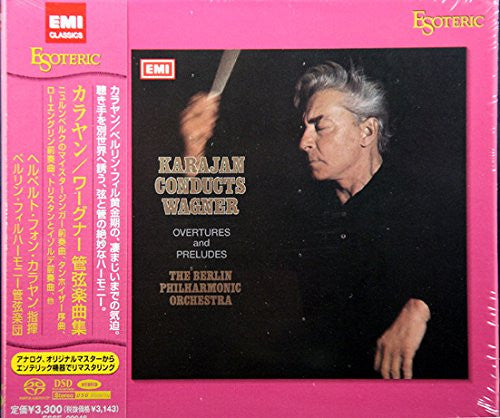 Herbert von Karajan, Berliner Philharmoniker, Chor der Deutschen Oper Berlin, Richard Wagner : Karajan Conducts Wagner Overtures And Preludes (SACD, Hybrid, Album, Ltd, RE, RM)