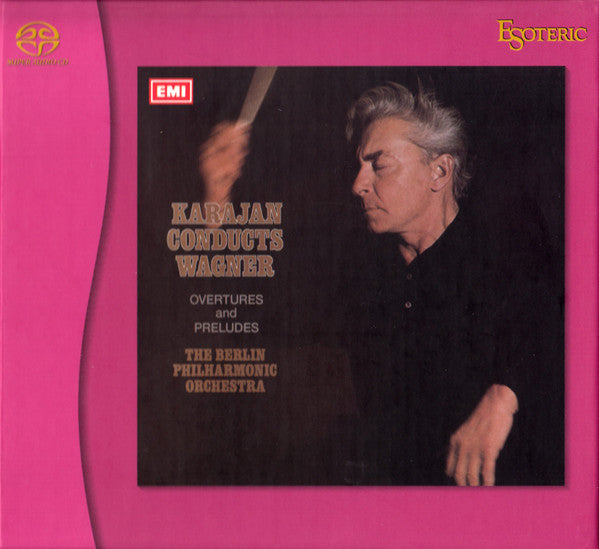 Herbert von Karajan, Berliner Philharmoniker, Chor der Deutschen Oper Berlin, Richard Wagner : Karajan Conducts Wagner Overtures And Preludes (SACD, Hybrid, Album, Ltd, RE, RM)