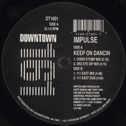 Impulse (2) : Keep On Dancin (12")