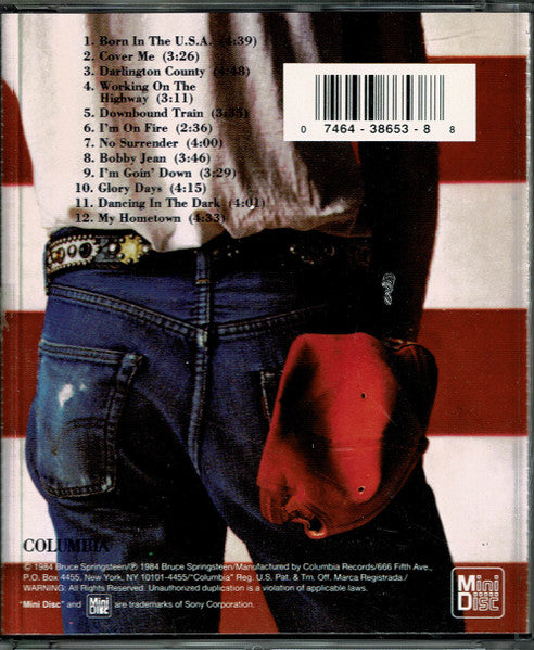 Bruce Springsteen : Born In The U.S.A. (MD, Album, RE)