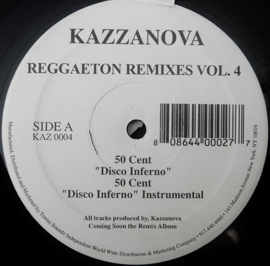 Kazzanova* : Reggaeton Remixes Vol.4 (12")