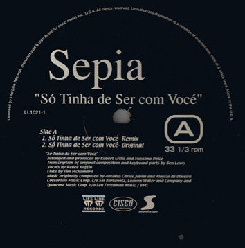 Sepia : Só Tinha de Ser com Vocé / Hatari (12" + 12", TP)