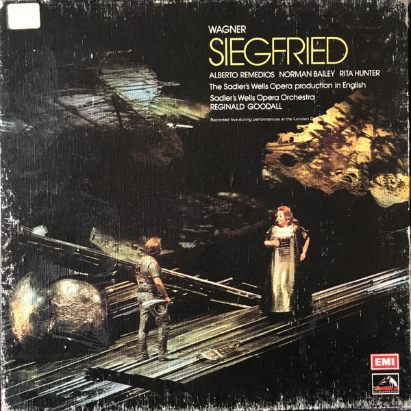 Richard Wagner - Alberto Remedios, Norman Bailey, Rita Hunter, Sadler's Wells Orchestra, Reginald Goodall : Siegfried (The Sadler's Wells Opera Production In English) (5xLP + Box)