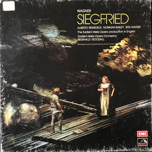 Richard Wagner - Alberto Remedios, Norman Bailey, Rita Hunter, Sadler's Wells Orchestra, Reginald Goodall : Siegfried (The Sadler's Wells Opera Production In English) (5xLP + Box)