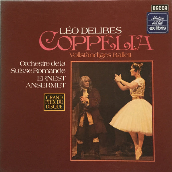 Léo Delibes, L'Orchestre De La Suisse Romande - Ernest Ansermet : Coppélia  Vollständiges Ballett (2xLP, RM + Box)