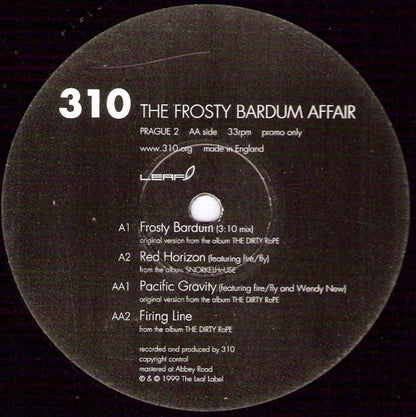 310 : The Frosty Bardum Affair (12", Promo)