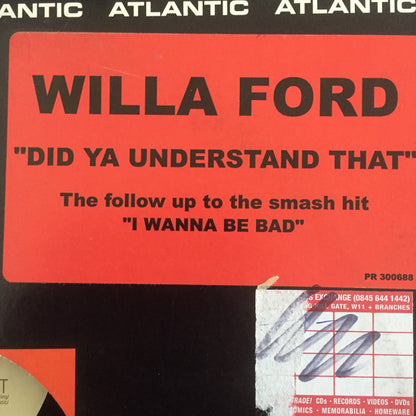Willa Ford : Did Ya' Understand That (12", Promo)
