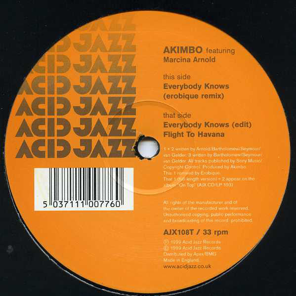 Akimbo  Featuring Marcina Arnold : Everybody Knows (12")