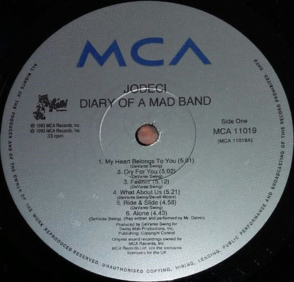 Jodeci : Diary Of A Mad Band (LP, Album)