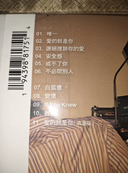 王力宏 – 唯一 The One And Only – 180g 黑膠唱片 (LP)