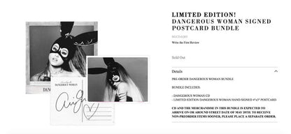 Ariana Grande : Dangerous Woman (CD, Album, Ltd, Bun)