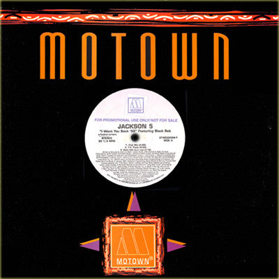 Jackson 5* Featuring Black Rob : I Want You Back '98 (12", Promo)