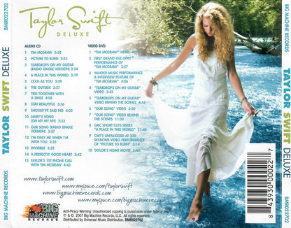 Taylor Swift : Taylor Swift (Deluxe) (CD, Album + DVD-V + Dlx, Ltd)