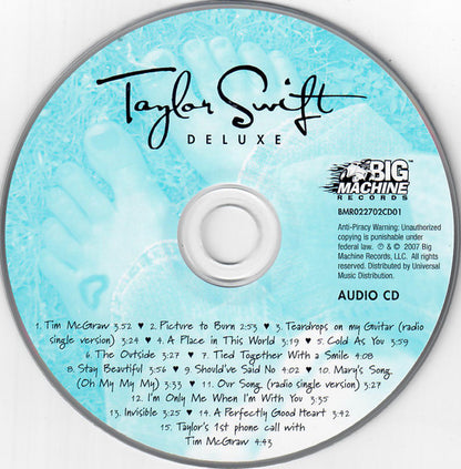Taylor Swift : Taylor Swift (Deluxe) (CD, Album + DVD-V + Dlx, Ltd)