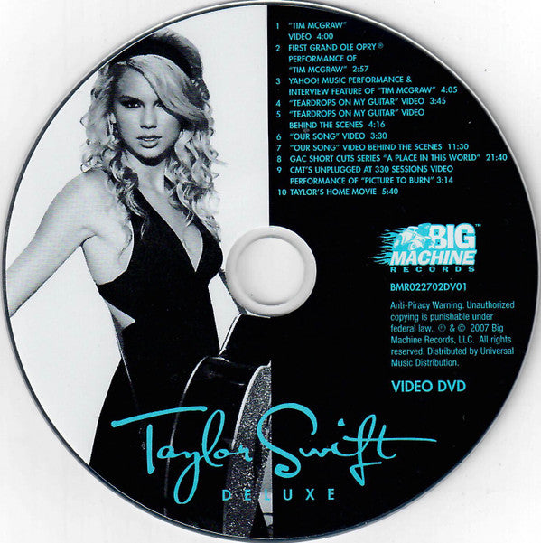 Taylor Swift : Taylor Swift (Deluxe) (CD, Album + DVD-V + Dlx, Ltd)
