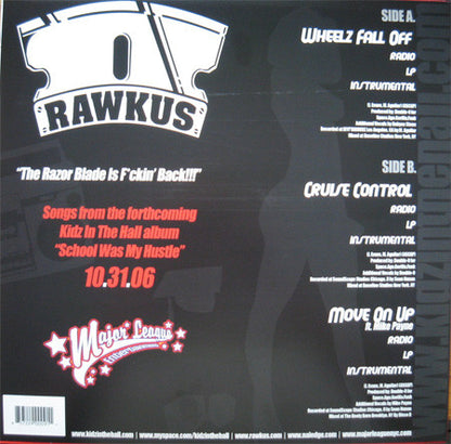 Naledge + Double O* Are Kidz In The Hall : Wheelz Fall Off (06' Til...) (12")