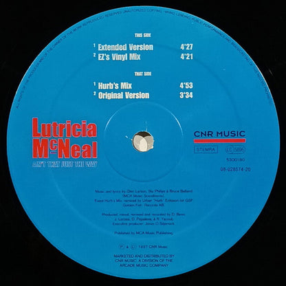 Lutricia McNeal : Ain't That Just The Way (12")