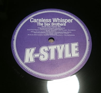 The Sax Brothers / DJ Disciple / Shot (2) : Careless Whisper / Yes!! / Disco Beat (12", Comp, Promo)