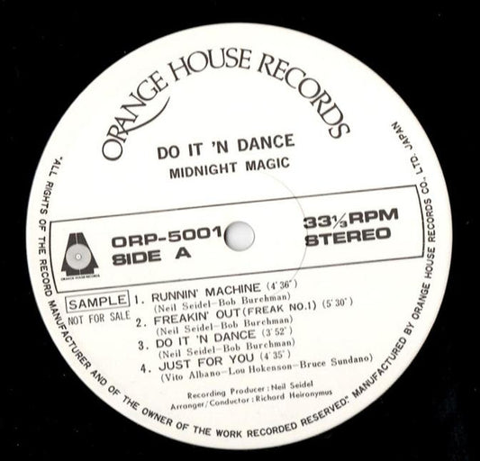 Midnight Magic (3) : Do It 'N Dance (LP, Album, Promo)