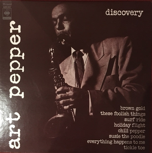 Art Pepper : Discovery (LP, Comp, Mono)