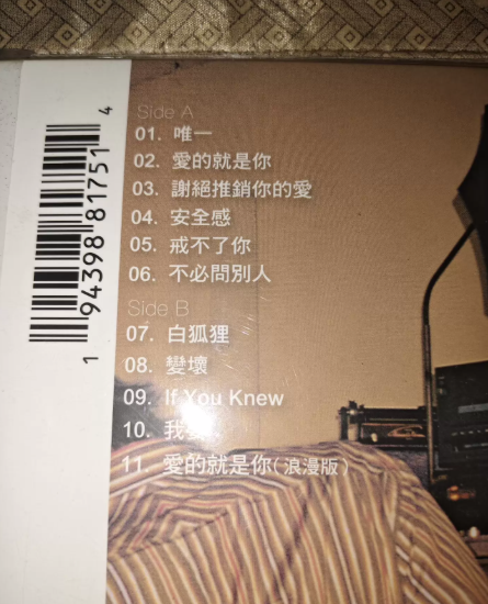 王力宏 – 唯一 The One And Only – 180g 黑膠唱片 (LP)