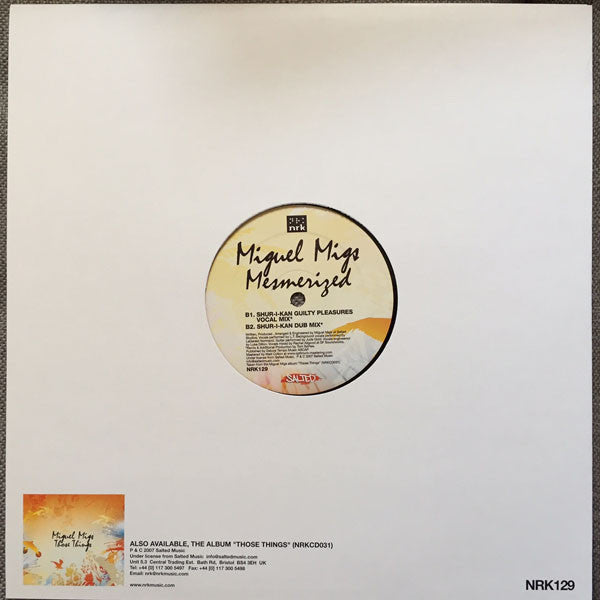 Miguel Migs : Mesmerized (Part 1) (12")