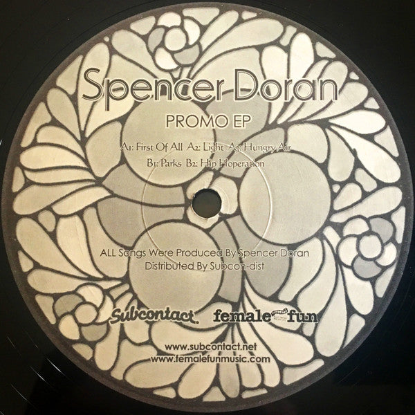 Spencer Doran : Promo EP (12", EP, Ltd, Promo)