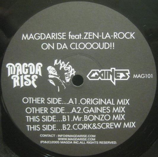 Magdarise Feat. Zen-La-Rock : On Da Cloooud!! (12")