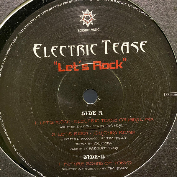 Electric Tease : Let's Rock (12")
