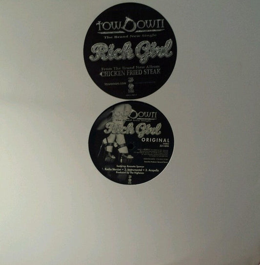 Tow Down : Rich Girl (12", Single)