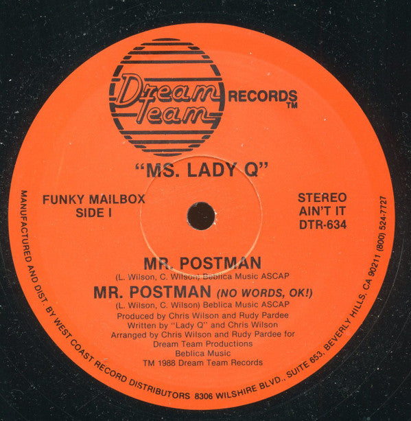 Ms. Lady Q* : Mr. Postman (12")