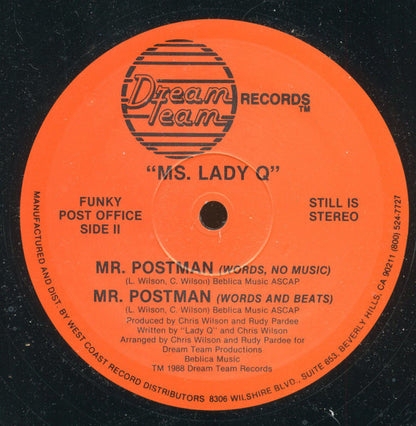 Ms. Lady Q* : Mr. Postman (12")