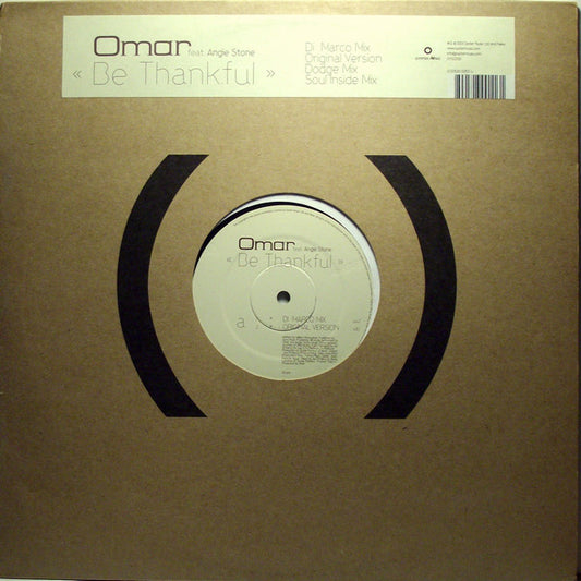 Omar Feat. Angie Stone : Be Thankful (12")