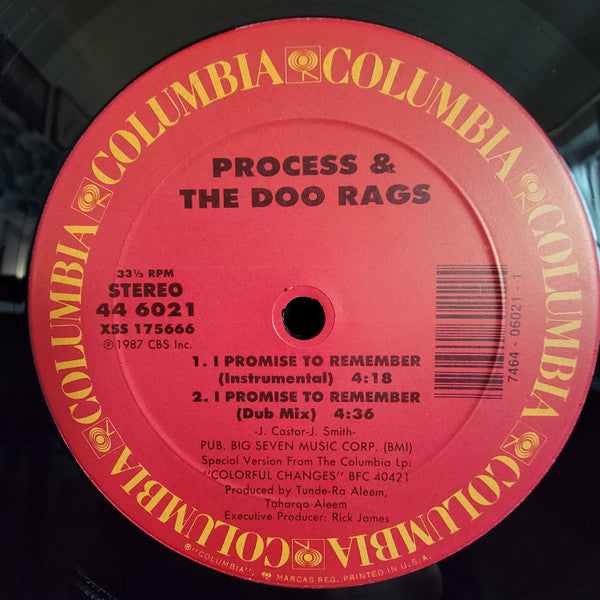 Process And The Doo Rags : I Promise To Remember (12")