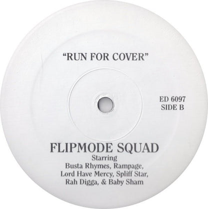 Flipmode Squad : Everybody On The Line Outside / Run For Cover (12", Promo)