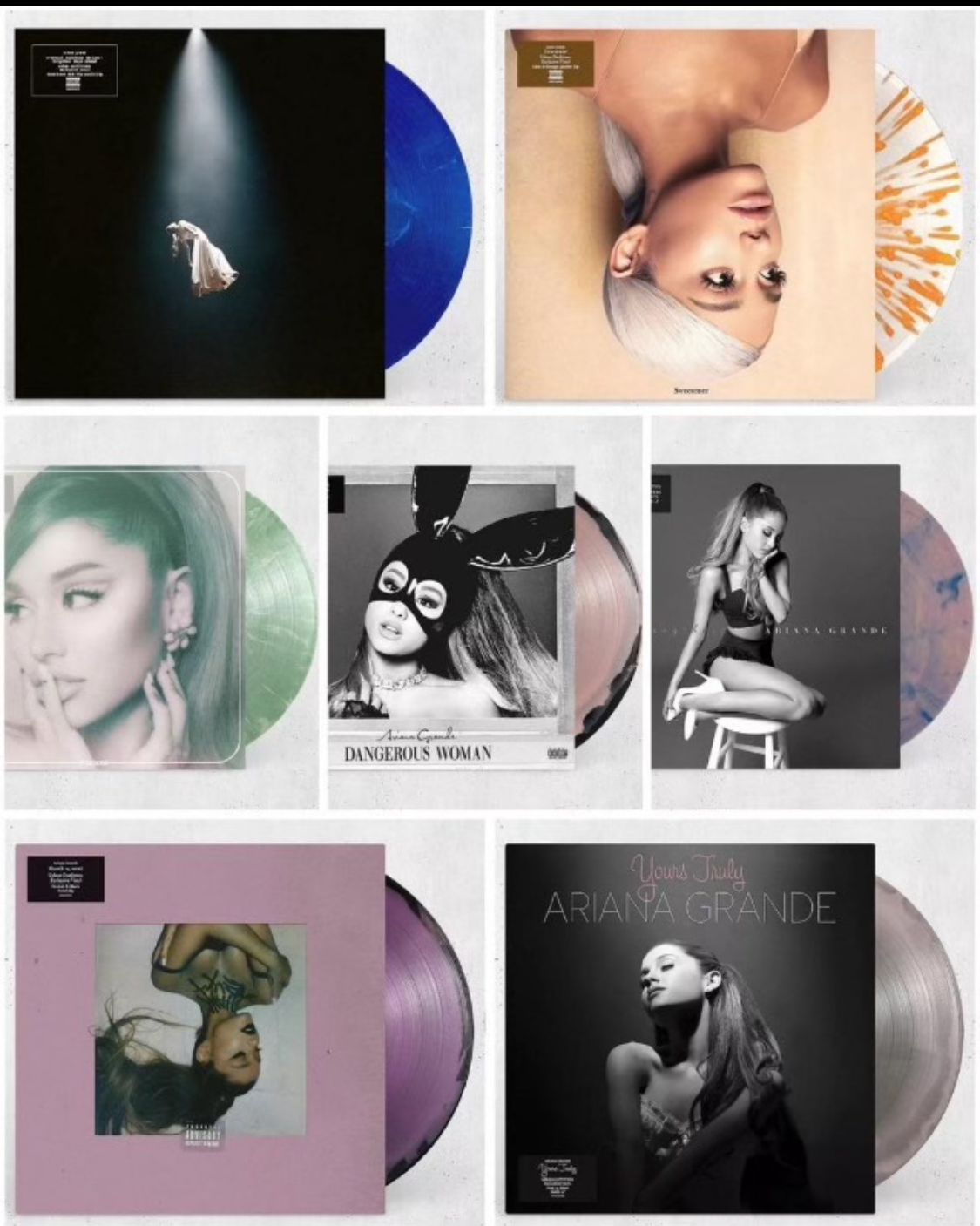 Ariana Grande – Urban Outfitters Exclusive Colored Vinyl Collection