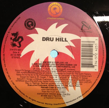 Dru Hill – How Deep Is Your Love – 1, Vinyl, 12"