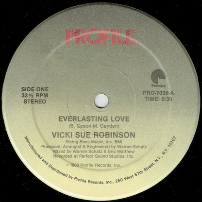 Vicki Sue Robinson – Everlasting Love – edition reference image