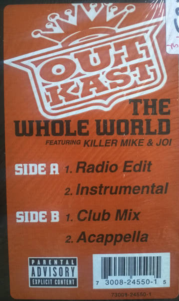 OutKast Featuring Killer Mike & Joi (3) – The Whole World – edition reference image