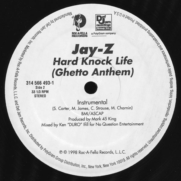 Jay-Z – Hard Knock Life (Ghetto Anthem) – edition reference image