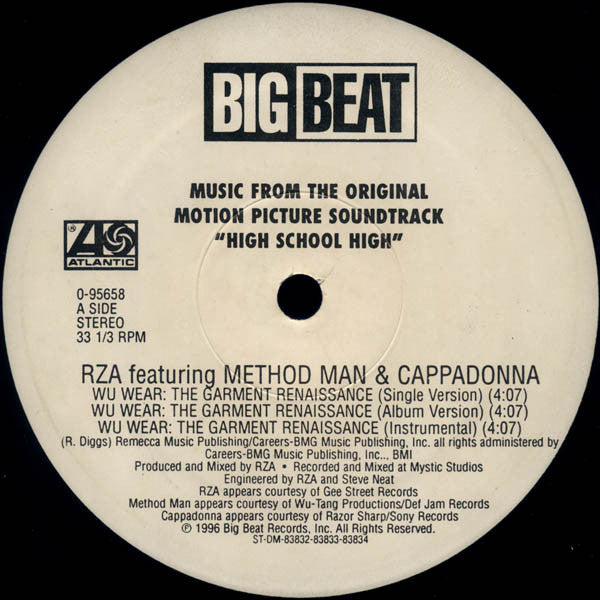 RZA Feat. Method Man & Cappadonna – Wu-Wear: The Garment Renaissance – edition reference image