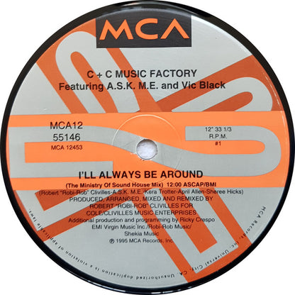 C + C Music Factory – I'll Always Be Around – edition reference image