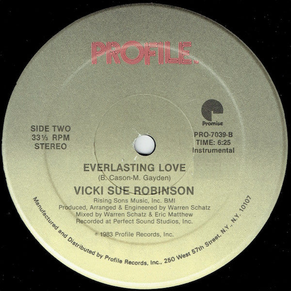 Vicki Sue Robinson – Everlasting Love – edition reference image