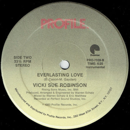 Vicki Sue Robinson – Everlasting Love – edition reference image