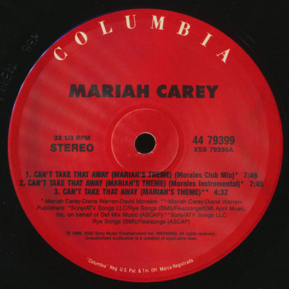 Mariah Carey – Can't Take That Away (Mariah's Theme)