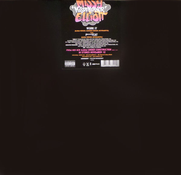 Missy Elliott – Work It / P***ycat – edition reference image