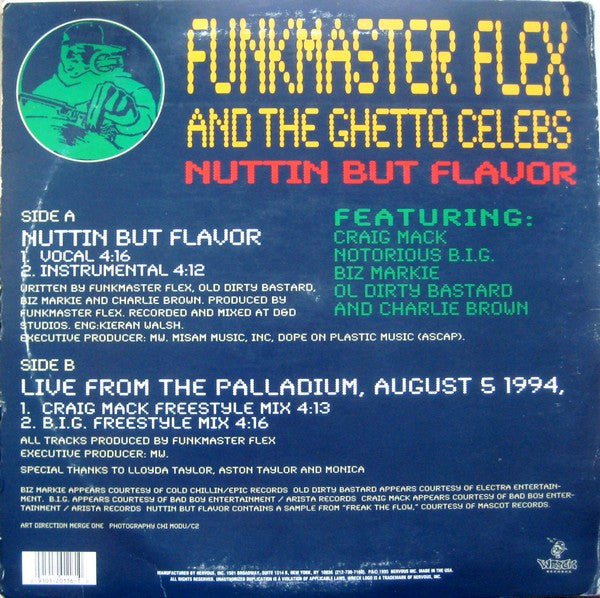 Funkmaster Flex & The Ghetto Celebs – Nuttin But Flavor – edition reference image