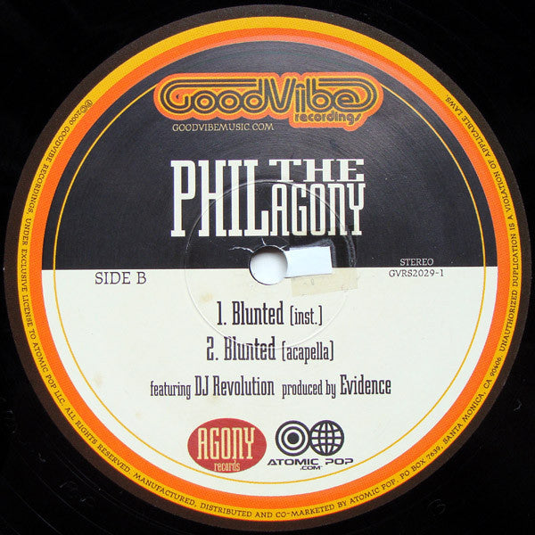 Phil Da Agony – Blunted – edition reference image